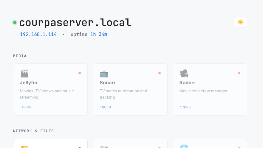 Serveur local